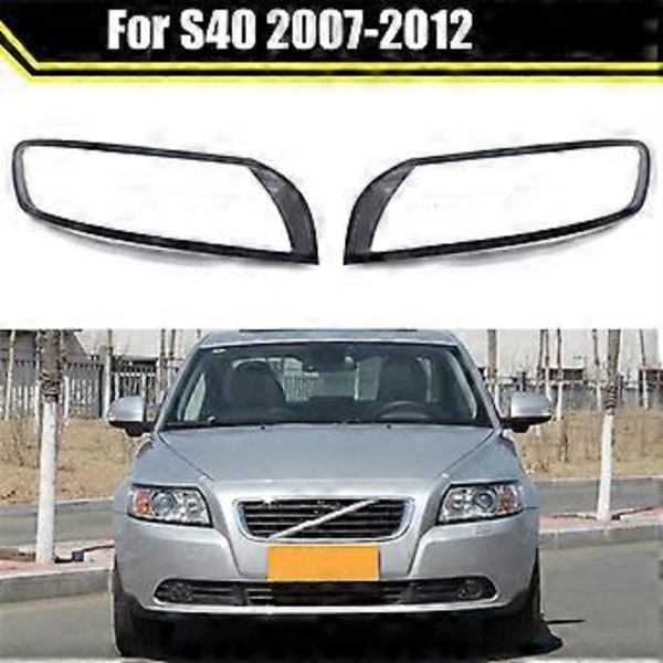 Volvo S40 S40L 07-12 Auton ajovalojen suojus, ajovalon lampun kansi, lasit, lampunvarjostin