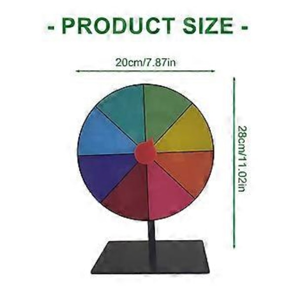 Lucky Draws Roulette Hjul Slettbar Gjenbrukbar Lykkehjul Bordplate Premie Dreieskive Enkel Montering Roulette Hjul 14 squares
