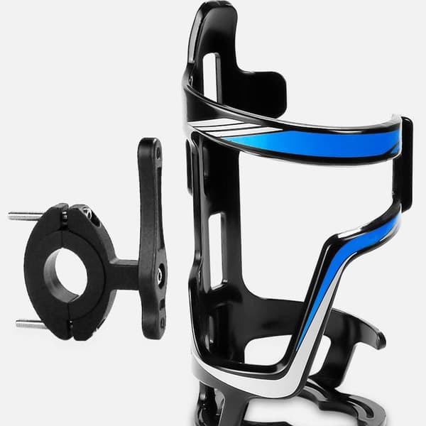 Sort - Aluminium Flaskeholder Adapter til Mountainbike, Klapvogn