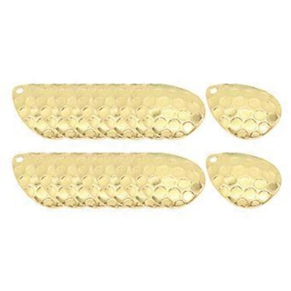 Fiskeskedar Spinner - Spinner Fiskespinnare Skedar för Betestillverkning Fiskeredskap DIY Fisketillbehör 20ST (GoldE) Gold E