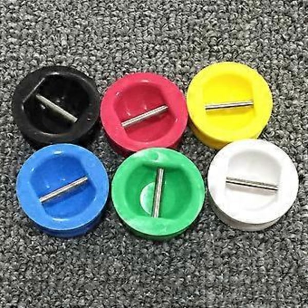 2 st Surfingleash Plug Surfbräda Kopp Plug Board Fotrep Kopp Surfbräda Leash Benrep Plug för Longboards Shortboard Gul Yellow