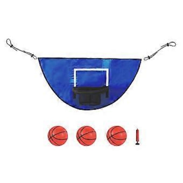 1 Sæt Basketballramme Indendørs Basketballholder Sjovt Basketballstativ med Basketballkurv og Bold