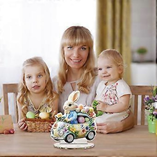 Pääsiäispupu Munat Akryylinen Pöytäkoriste Juhlapyhäkoriste Ontto Koriste A