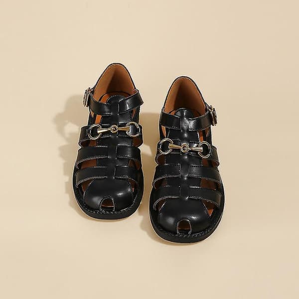 Fiskersandal Minimalistisk Udhulet Hook-and-loop Lukning Romersk Sandal.36. 36