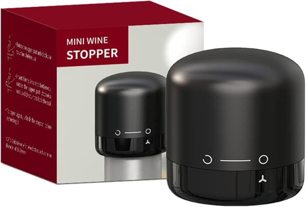 Silikon Vinproppar, Vinflaskpropp med Lås och Upplåsning F
