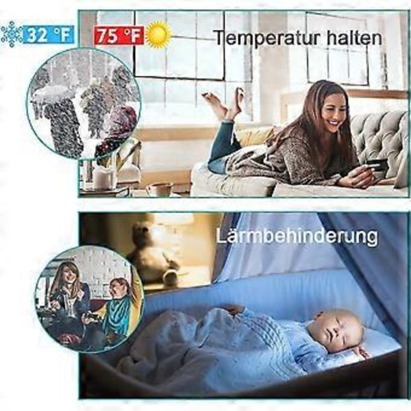 2 kpl Tr-vedonesto, oven tiiviste ulko- ja sisäoviin, oven pohjatiiviste, pöly- ja melueristys, säänkestävä vedonestoeriste, 1-4/5\" L x 37\"