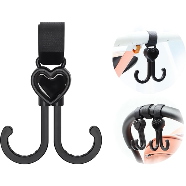 Buggy Clips för Barnvagn, Barnvagnsclips för Väskor, Barnvagnskrokar för Väskor, P