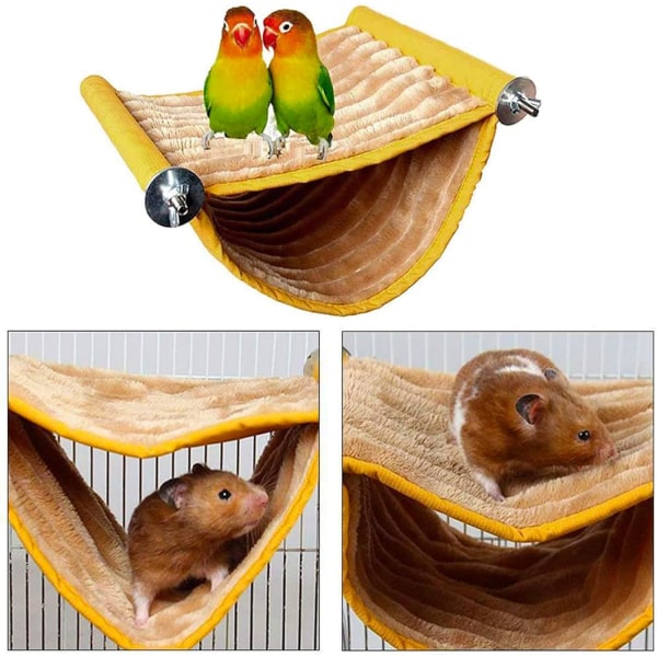 Hamsterhängmatta Hus Mus Råtta Hängande Gunga Varm Säng Liten Husdjur