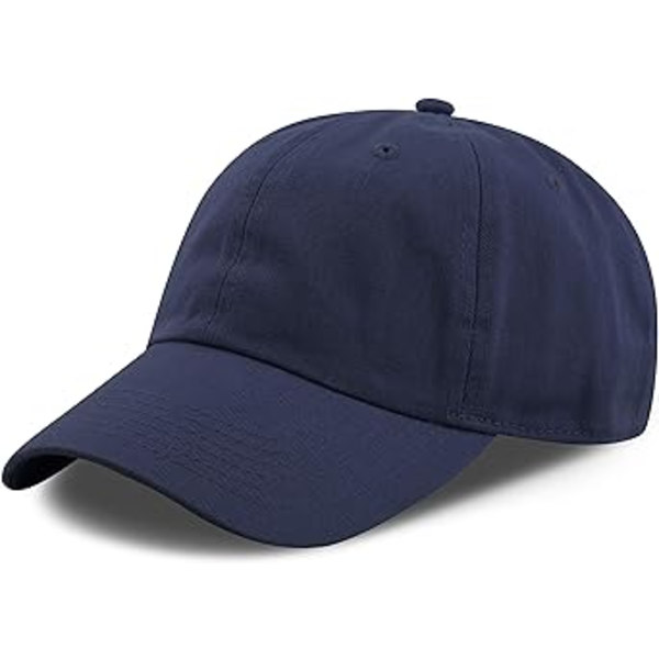 Baseball Dad Hat til kvinder og mænd - Blank, vasket, lav profil, bomuld og D