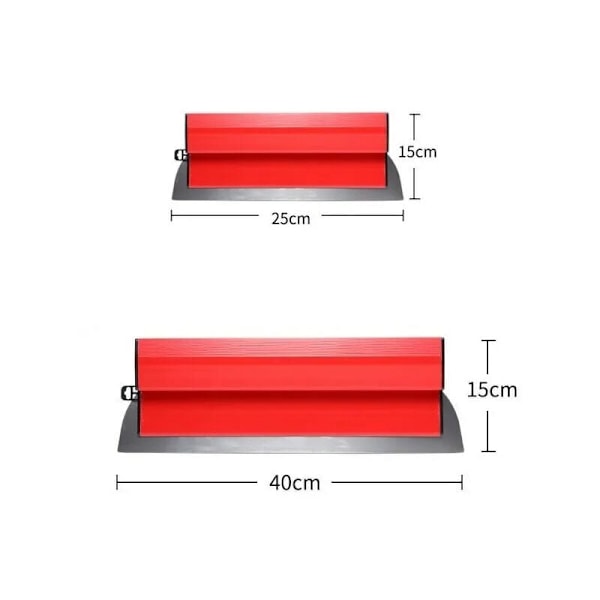 40cm Gipsplate Skimmingblad i Rustfritt Stål Skimmer Spackelkniv