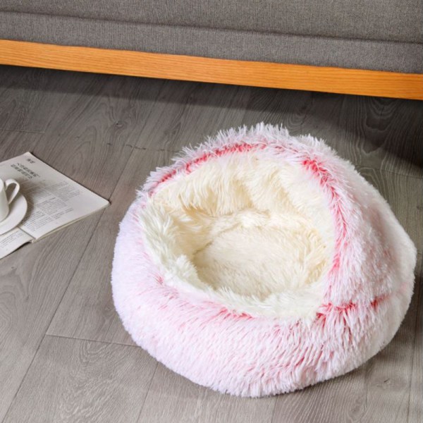 Fluffy Cat Bed Anti Stress Ekstra Blød Cat Bed Beroligende Cat Bed So