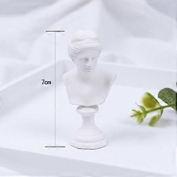 2.4 Tommers Klassisk Resin Gresk Hode Byste Statue Skulptur Figur Hjem Dekor Statue (Venus) Venus