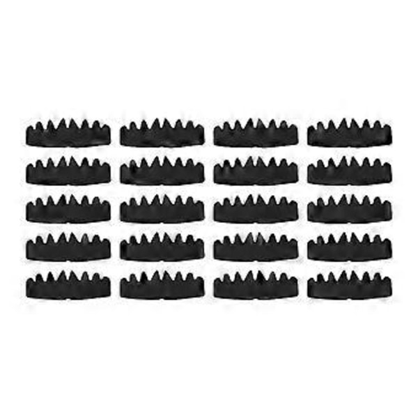 20x Lippalakin Sisäosa, Hikinauha Lippalakkiin, Tennislippikseen, Matkailuun, Kesään (Musta 26cmx10cm)