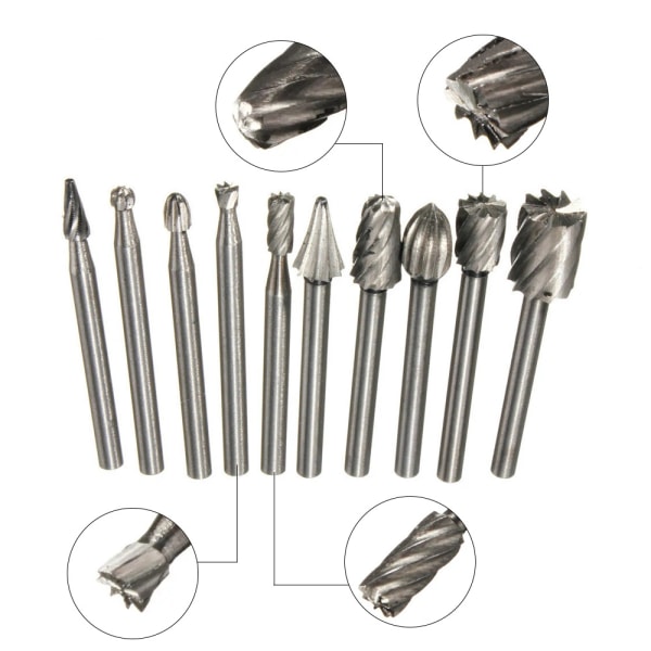 10 st Läder Hollow Punch Punch Tool Kit, för läder, watch