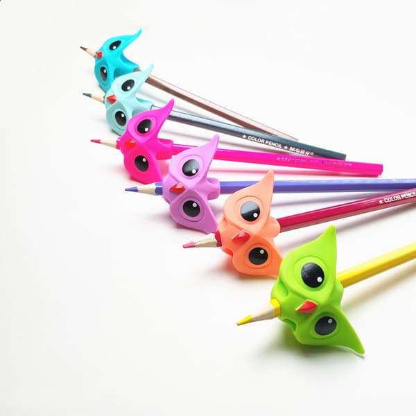6-pak Ugle Grip Korrigerende Grip Blyant Grips - Herre