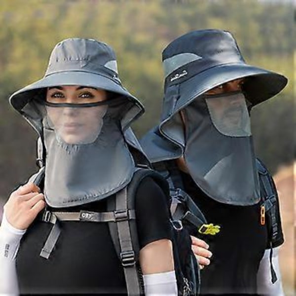 Dam Ponytail Sommar Sol UV-skydd Hatt Hopfällbar Bredbrättad Boonie Hatt red