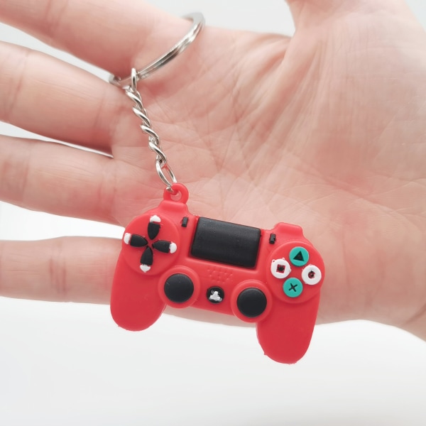 Gamepad-nøkkelringer 6 stk. Gamepad-nøkkelringer assorterte modeller Silico