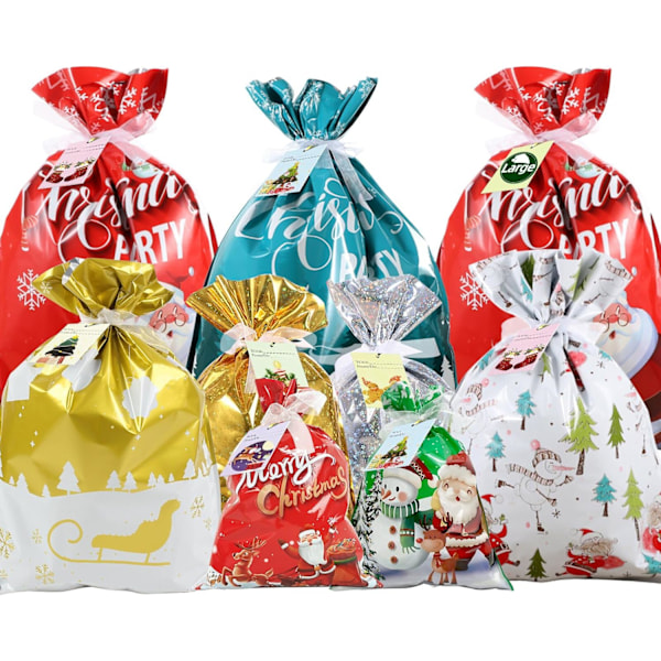 20 julpapperspåsar för julklappar