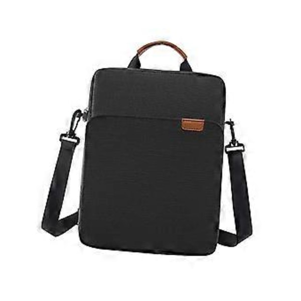 Pekskärm Tablet Väska Fodral Crossbody Väska Yttre Dragkedjeficka för Mindre Föremål Organiserad Hållbar Slitstark Dammtät Handväska (L Svart) L Black