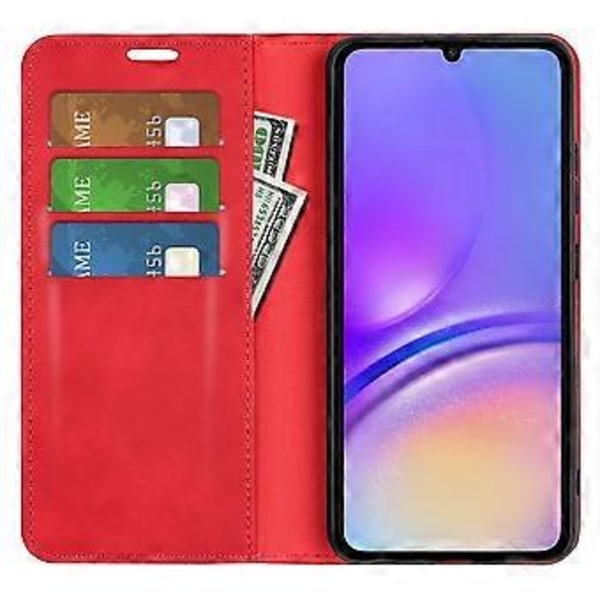 Til Samsung Galaxy A06 Etui Skin-Touch Læder Wallet Telefon Cover Style D