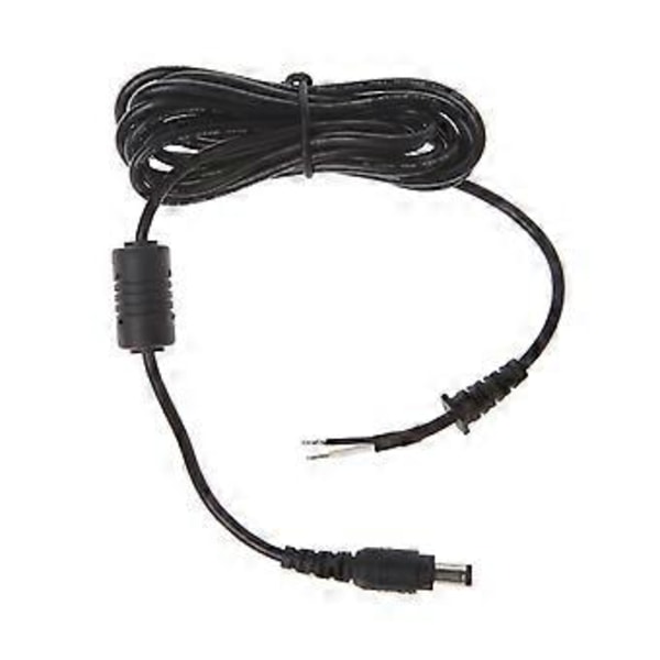 Ret Vinkel til Han Strømkabel, 18AWG 5.5MM x 2.1MM Han til Han Stik Patch Ledningsadapter Sort