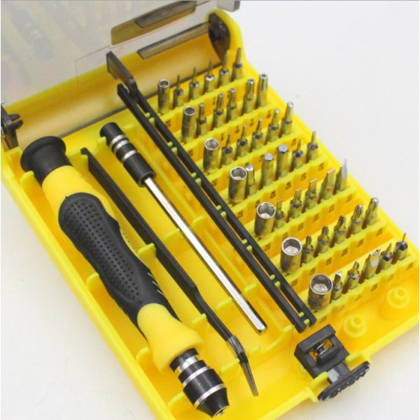 45 in 1 Screwdriver Kit (T3/4/./20, Triangle, Star.) Compatible