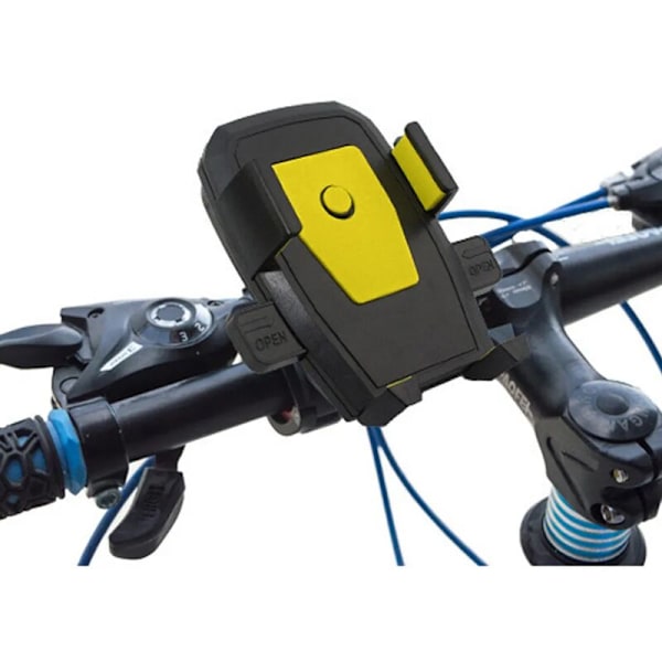 Blå cykel mobilhållare universell cykelhållare smartphone