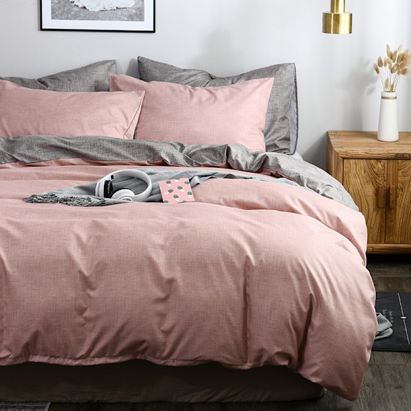 Överkast örngott - dammig rosa（240*220cm）