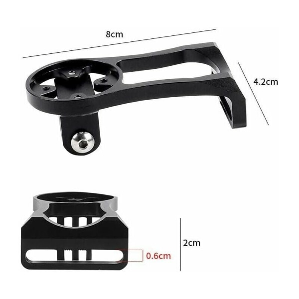 Vei Sykkel Styre Forlengelse Brakett Sykkel Computer Mount Holder for Garmin Edge/Bryton Rider/CatEye