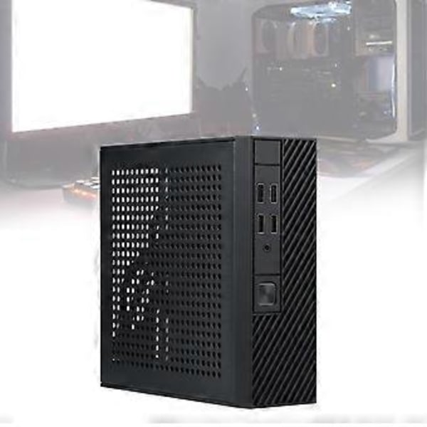 Industriel Kontrol M10 Mini-ITX HTPC Kabinet Let at Bruge PC Kabinet ITX Computer Kabinet med 4 USB til Kontor Hjem Tilbehør