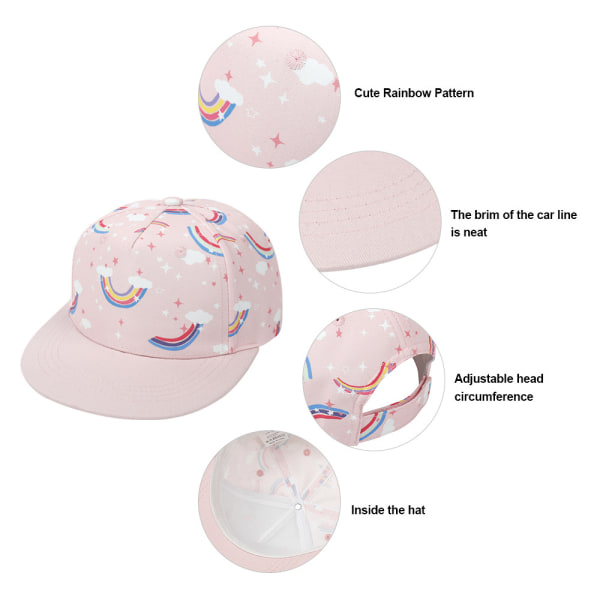 Børne Baseball Cap Baby Girl Boy Cap Sports Cap Solhat Justerbar