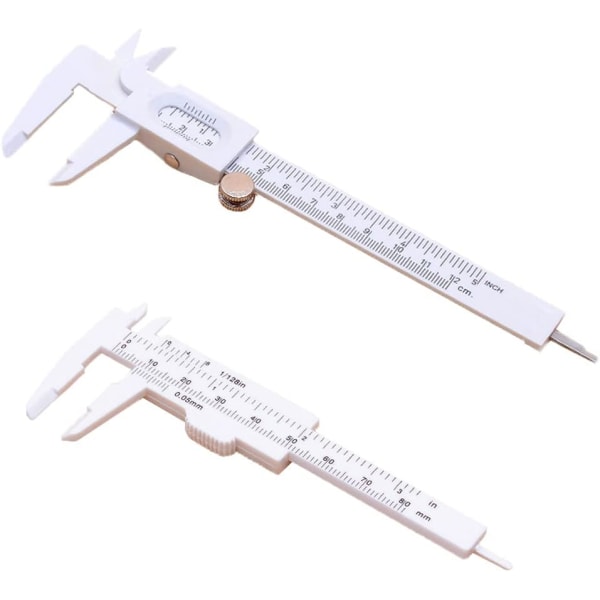 2 st plastmätverktyg Vernier Caliper, DIY Mini Sliding D