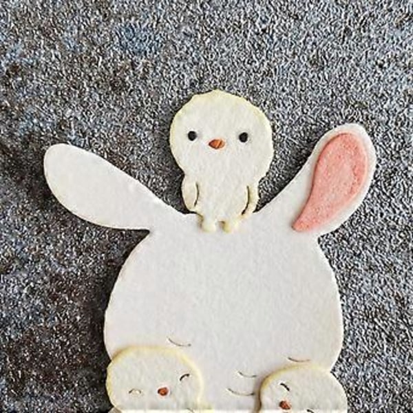 Kaniner Form Skärande Dies Kolstål Die Cut Scrapbooking Präglingsstenciler för Scrapbooking Korttillverkning Förpackning