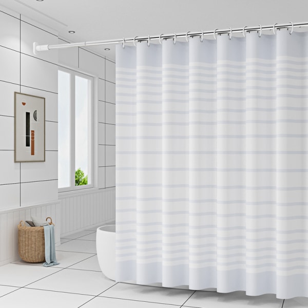 Basics Klassinen Raidalliset Suihkuverho - 180cm