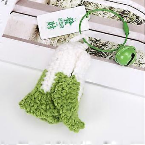 Luova valkosipuli/kaali/kevätsipuli/chili avaimenperä Ainutlaatuinen vihannesriipus avaimenperä laukuille tai avaimille Lanka-avaimenperä Chinese cabbage Wire ring