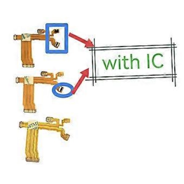 Tålig linskabel Mångsidig kameralinskabel FPC-kabel Kompakt & Portabel linsreparationsdel Enkla installationer för 14-42 A