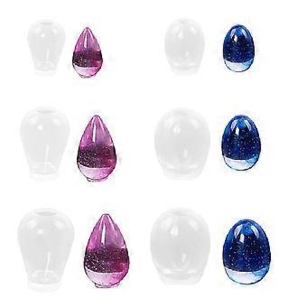 Hantverkares Viktiga Resin Form DIY Kristall Droppande Silikonform för Halsband Örhängen och Armband Smyckestillverkning combination