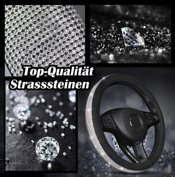 38CM-Universal Bilratt Skydd Strass Anti-Slip Ste