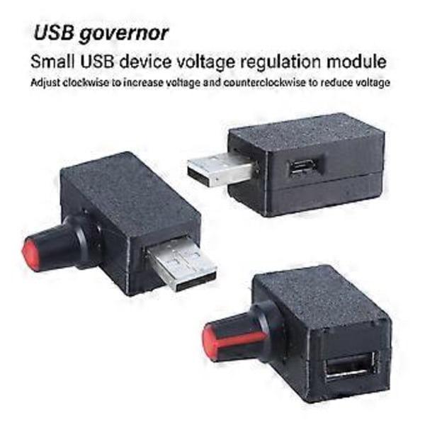 5V USB Ventilator Hastighedsreguleringsmodul, Trinløs Justering Skiftende Hastighedsmodul for Stille Køleoplevelse