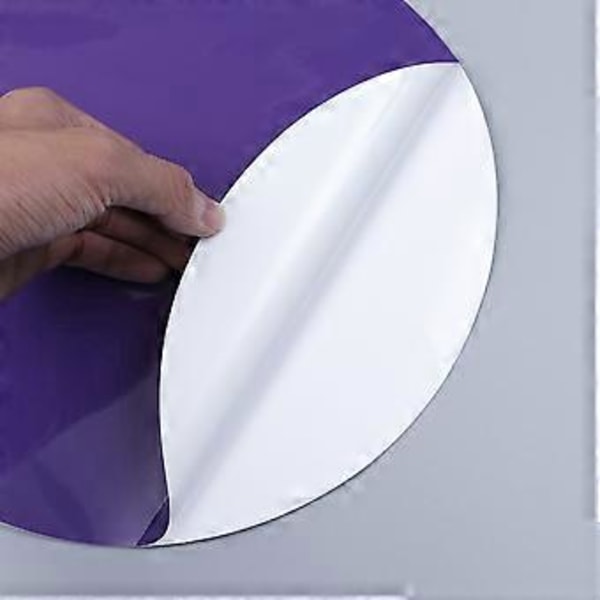 10 st Färgglada Whiteboard Cirklar Självhäftande Vinyl Prickar Väggdekor för Övningar Skola Undervisning Framsteg