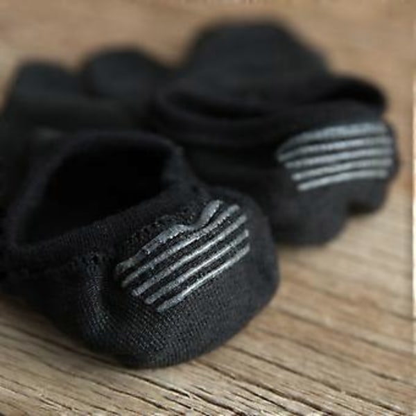 4 Par No Show Sokker Anti-slip Unisex Sportsokker To-finger Lav Snit Ankelsok