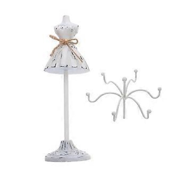 Smyckesförvaringsställ i mänsklig modell Smyckesdisplay Organizer Halsband Ringställ