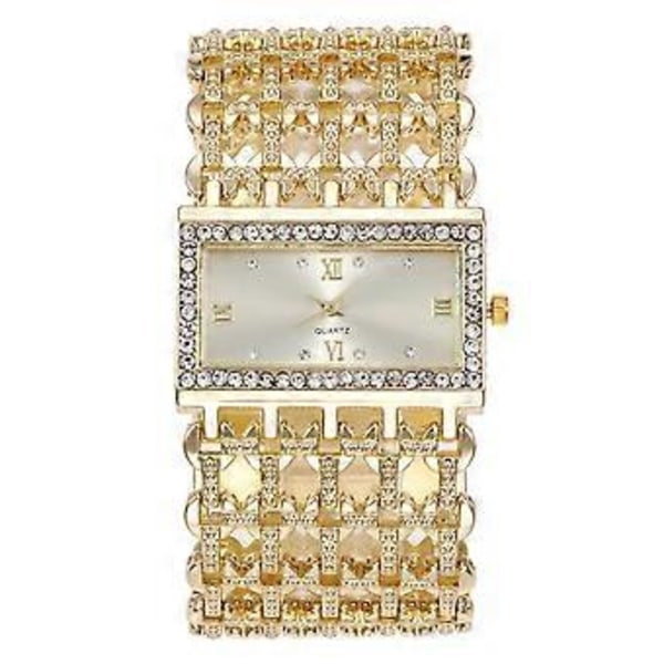 Fashion Vattentätt Armbandsur för Kvinnor Damer Silver Guld Lyxig Gåva