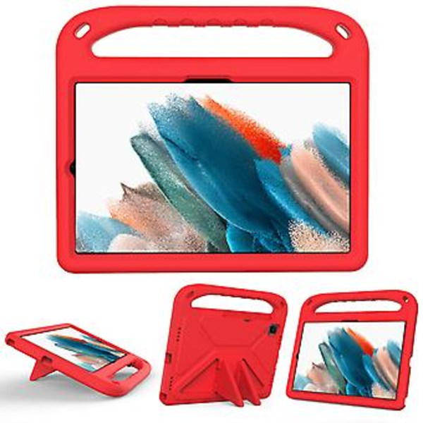 Kontrastfärgat skal för Samsung Galaxy Tab A7 Röd Navy