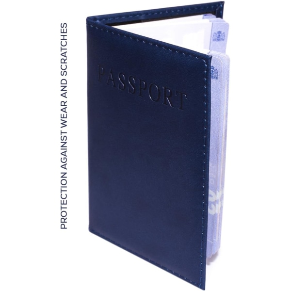 marineblå - Etui - Pass etui (1 stk)