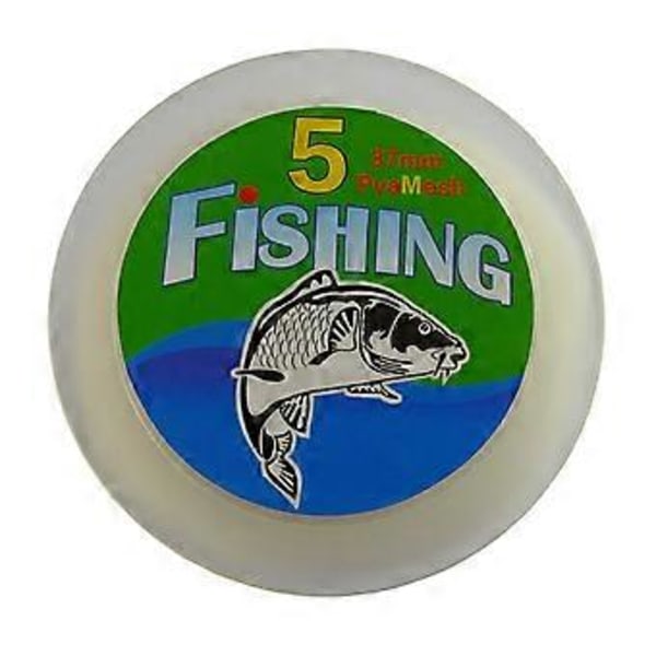 25/37/44mm Lösligt Fiskenät 5m PVA Nät Refill Karpfiske Strumpa Rig Beten Väska Beten Omslag Väska Fisketillbehör 37mmx5m