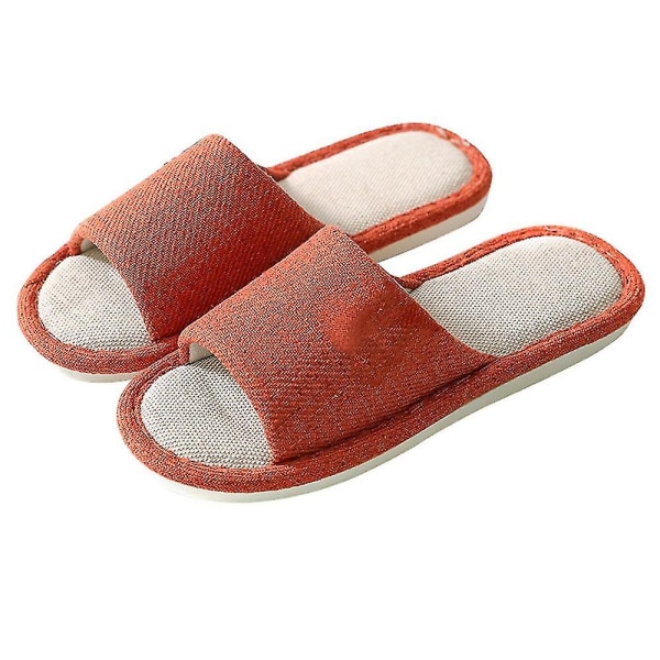 Öppen Tå Toffel med Memory Foam, Mjuka Innetofflor för Komfort. 3