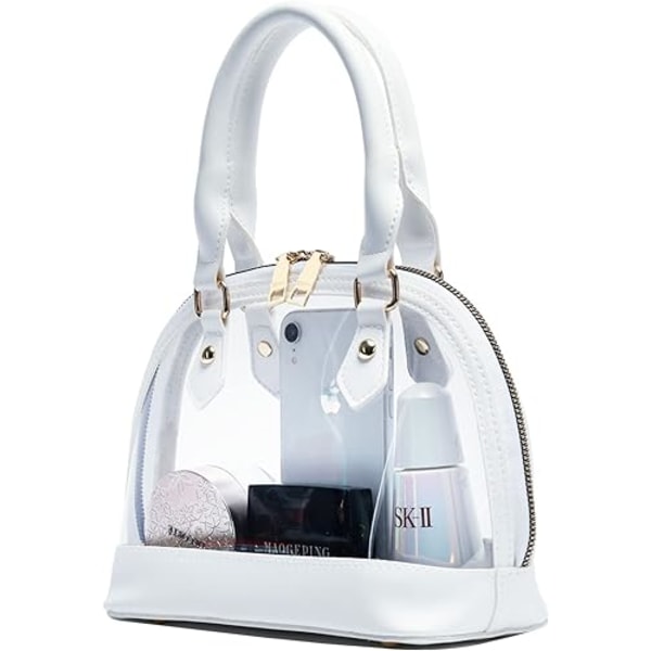 Elegantti läpinäkyvä crossbody-laukku ja käsilaukku stadionille hyväksytty