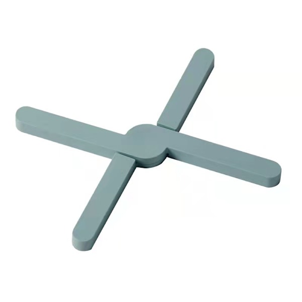 Set med 4 hopfällbara silikonunderlägg Eco Expandable i korsform
