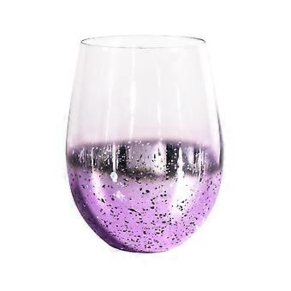 Lila Glasstjärna Mugg Hushållsglas Gradientfärger Frukostdryck Mjölk Tekopp